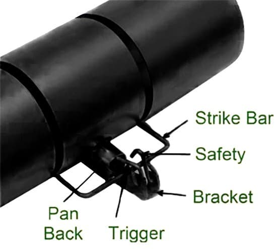 RC Best Tube Trap - Squirrel Weasel Mink & Large Rats - Rust Resistant Black 4