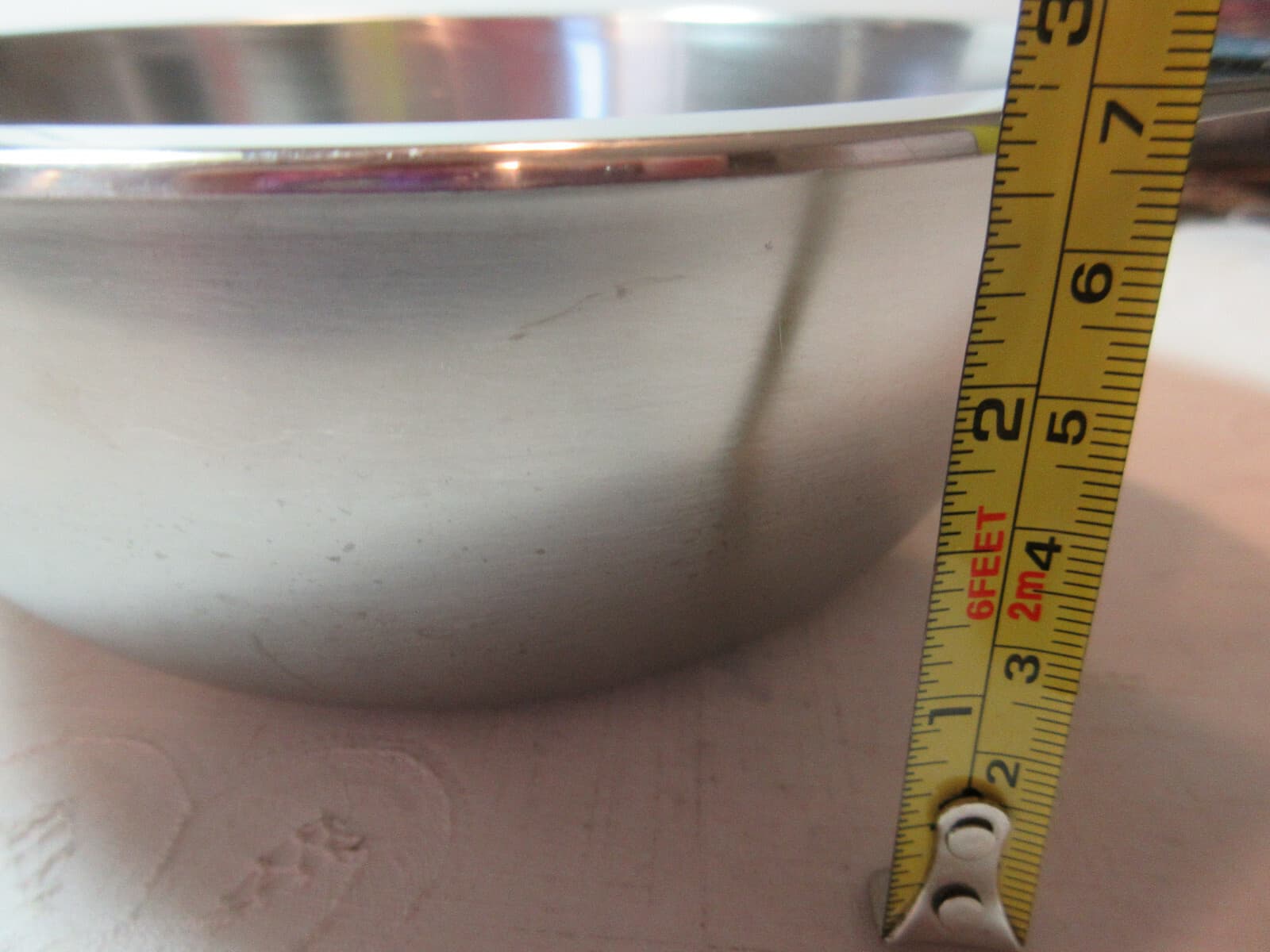 Revere Ware *Double Boiler Inset*  7"  Fits 2 or 3 QT Sauce Pans  Stainless 4