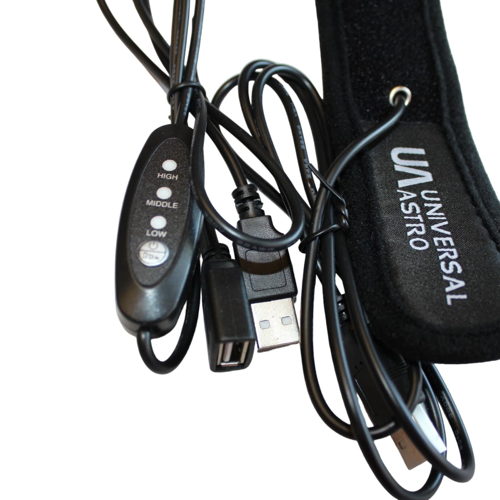 Telescope USB Lens Warmer/Dew Heater Strap with Controller-16" 4