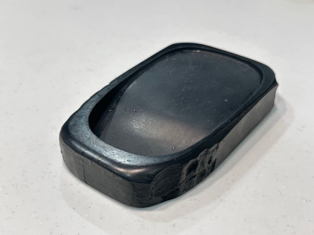 Ink Stone 10 x 6 cm Vintage Suzuri Sumi Grinder Calligraphy Shodo Shuji Tool 3