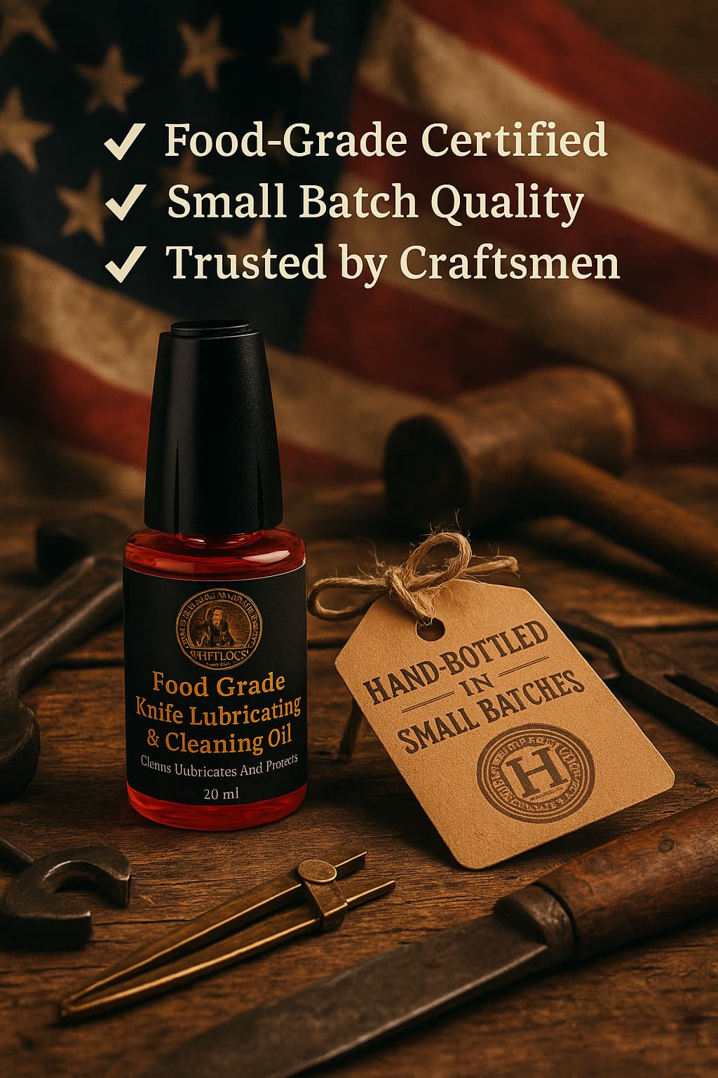 Knife Pivot Lube / Food Grade Knife Blade Cleaning and Lubricating Oil 6