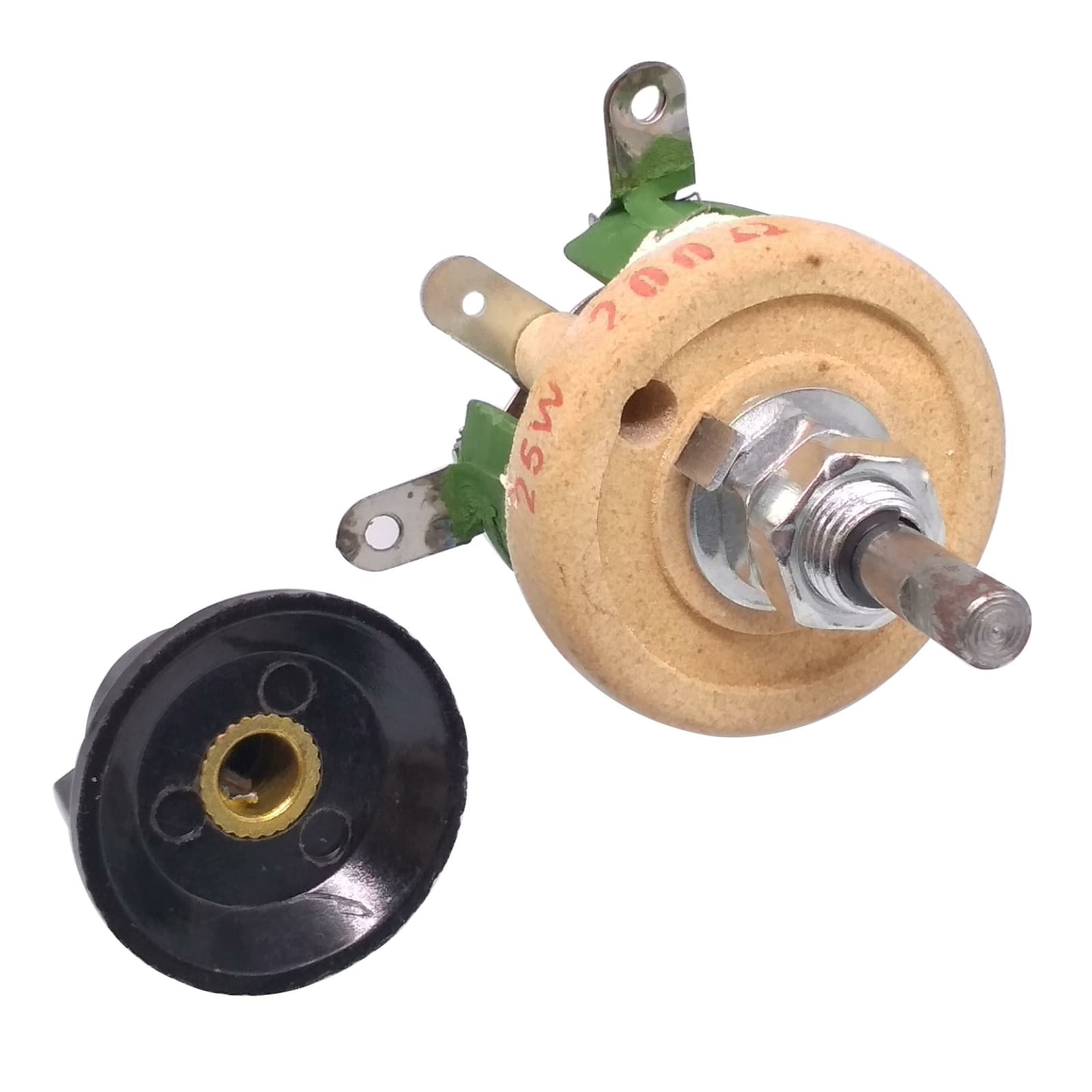25W 200 OHM High Power Wirewound Potentiometer, Rheostat, Variable Resistor 3
