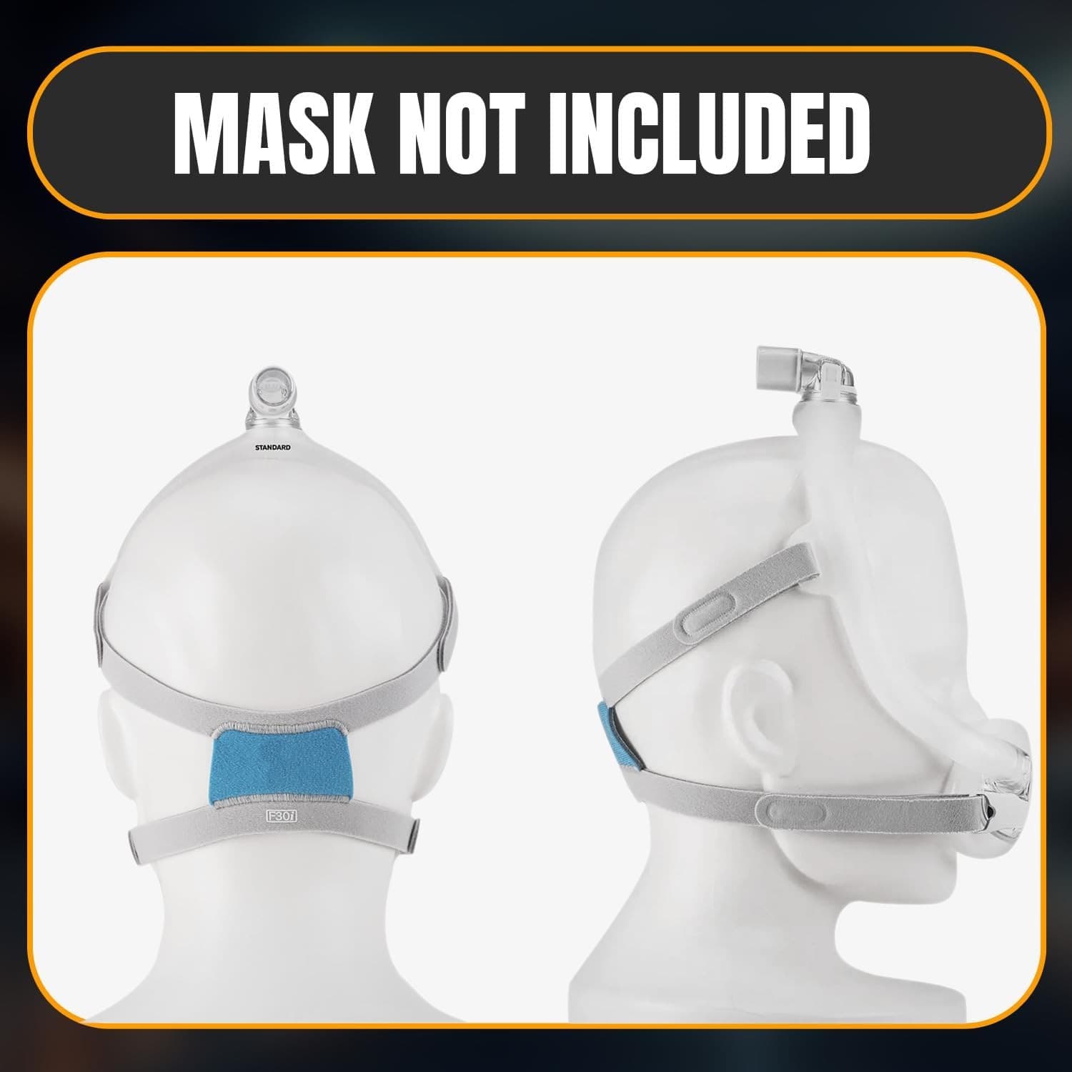 Replacement CPAP Headgear for Airfit F30i, AirFit F30i 2-Pack  2