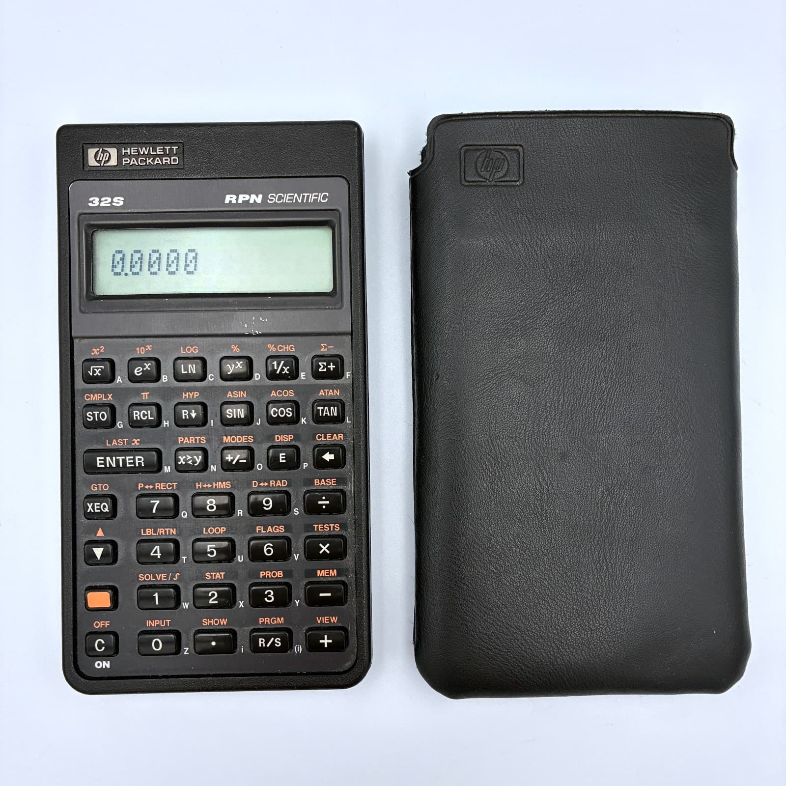 HP Hewlett Packard 32S RPN Scientific Calculator 1987 w/ Case