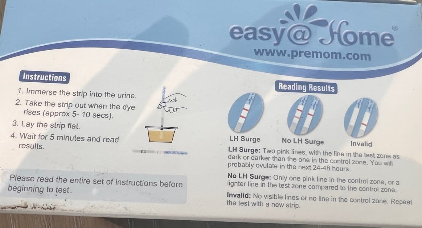 easy@Home. 50 Ct Ovulation Test Exp 2027/06/30 3
