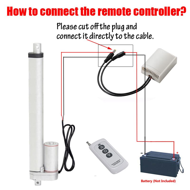 12V 24V Motor Linear Actuator Wireless Remote Controller Forward Reverse Control 3