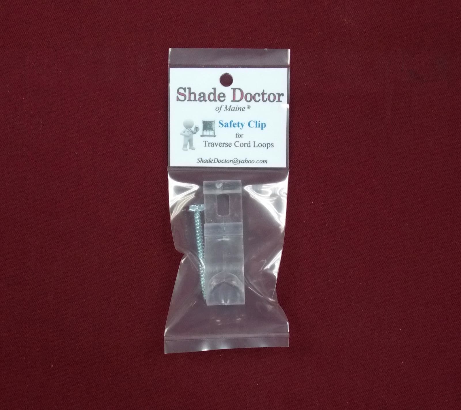 Cord Loop SAFETY "P" CLIP for Traverse Rod & Vertical Blind Cords 4