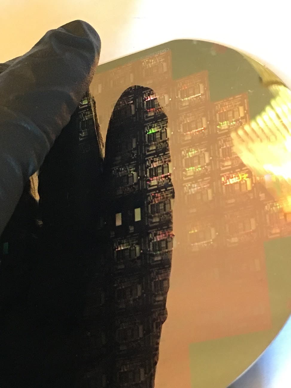 4" Unknown Silicon Wafer 1980s Extremely Rare Vintage CPU Chip 5