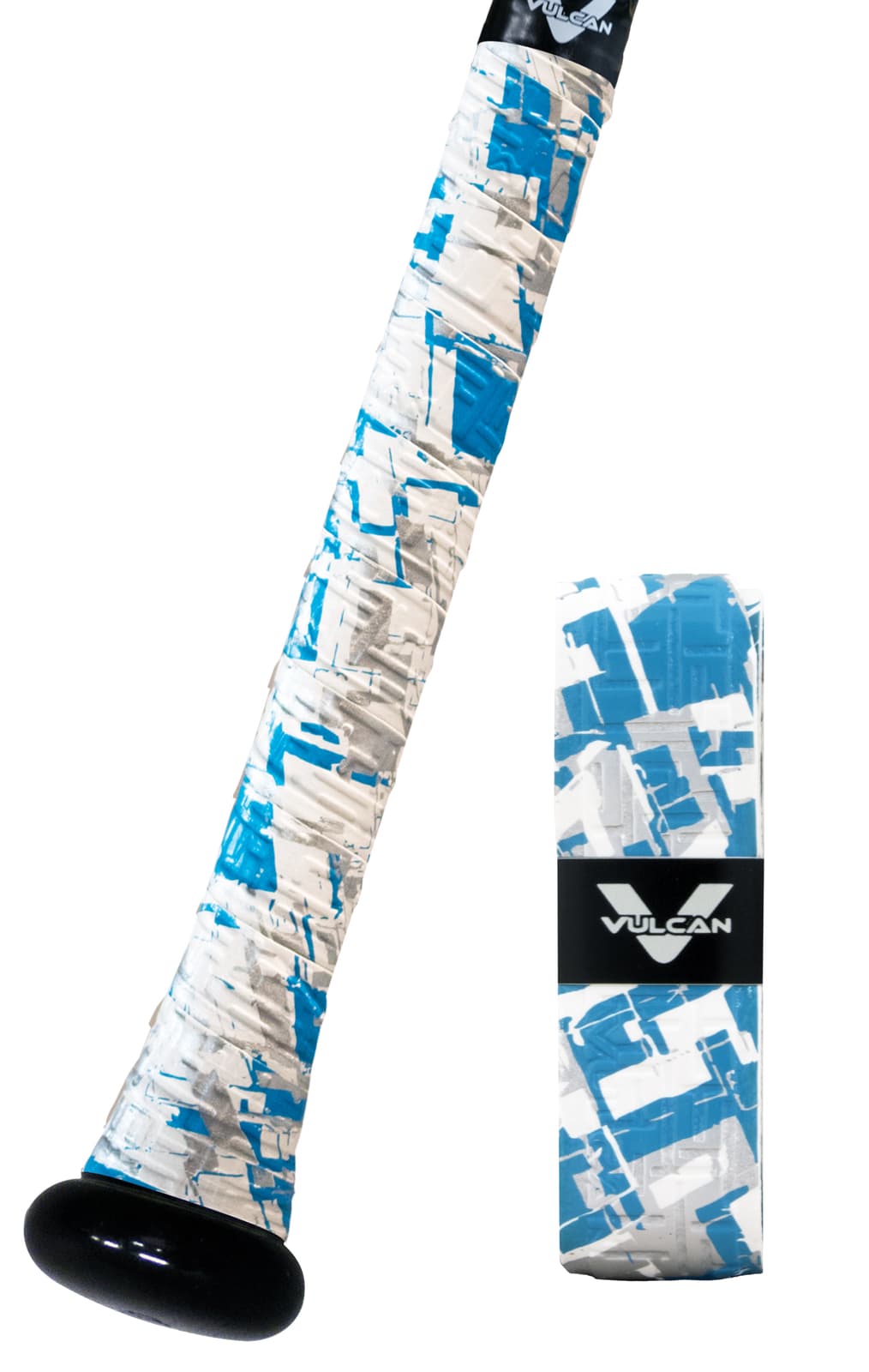 VULCAN ADVANCED POLYMER BAT GRIPS -STANDARD 1.75 MM- GLACIER FREEZE