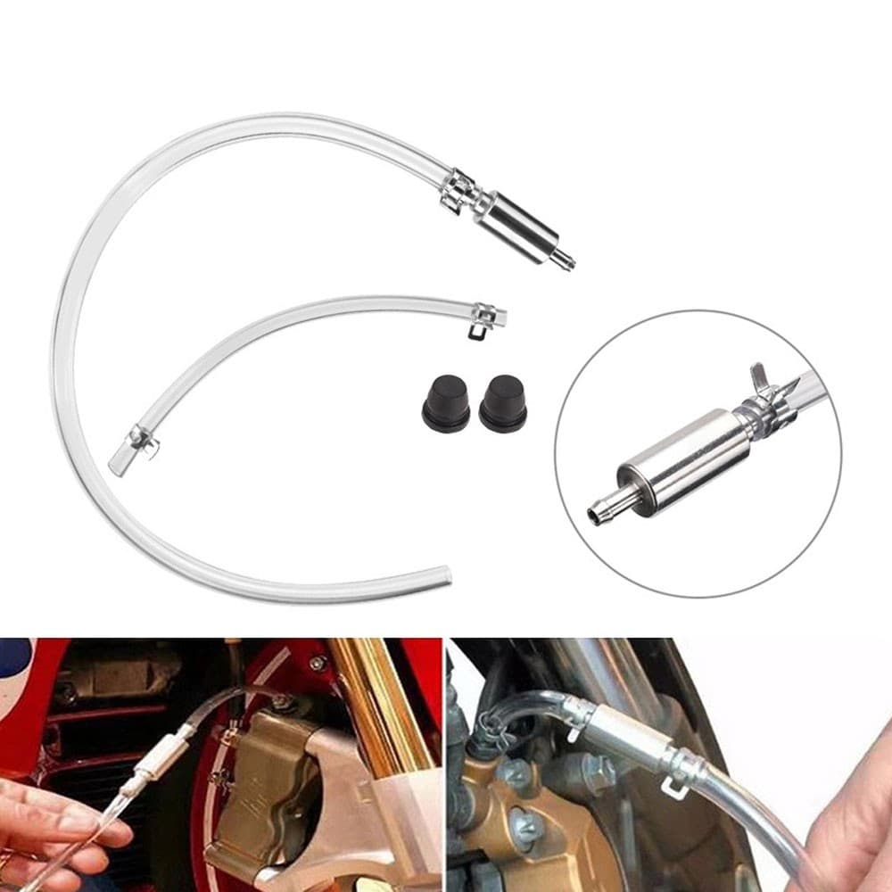 Brake Bleeder Hose - One Way Check Valve Tube Bleeding Tool Kit for;CarMotorcyle 3