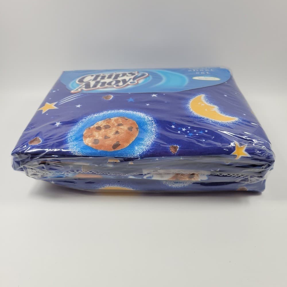 VTG Chips Ahoy Celestial Cookies & Milk In Space Novelty Twin Sheet Set Y2K 2001 4