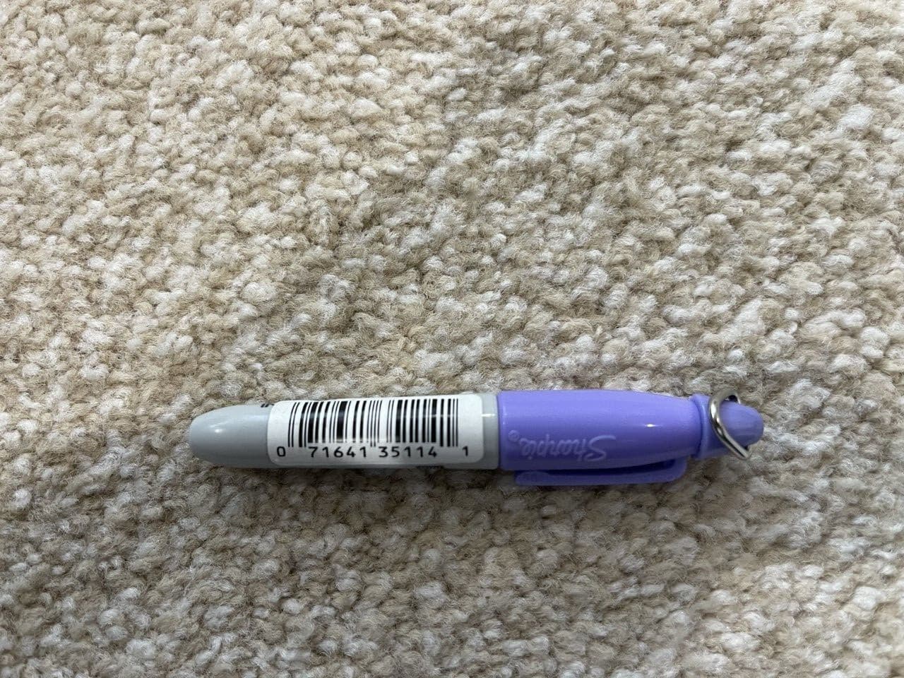 Sharpie 35114 Lilac Mini Permanent Markers, Fine Point, 3 each 3