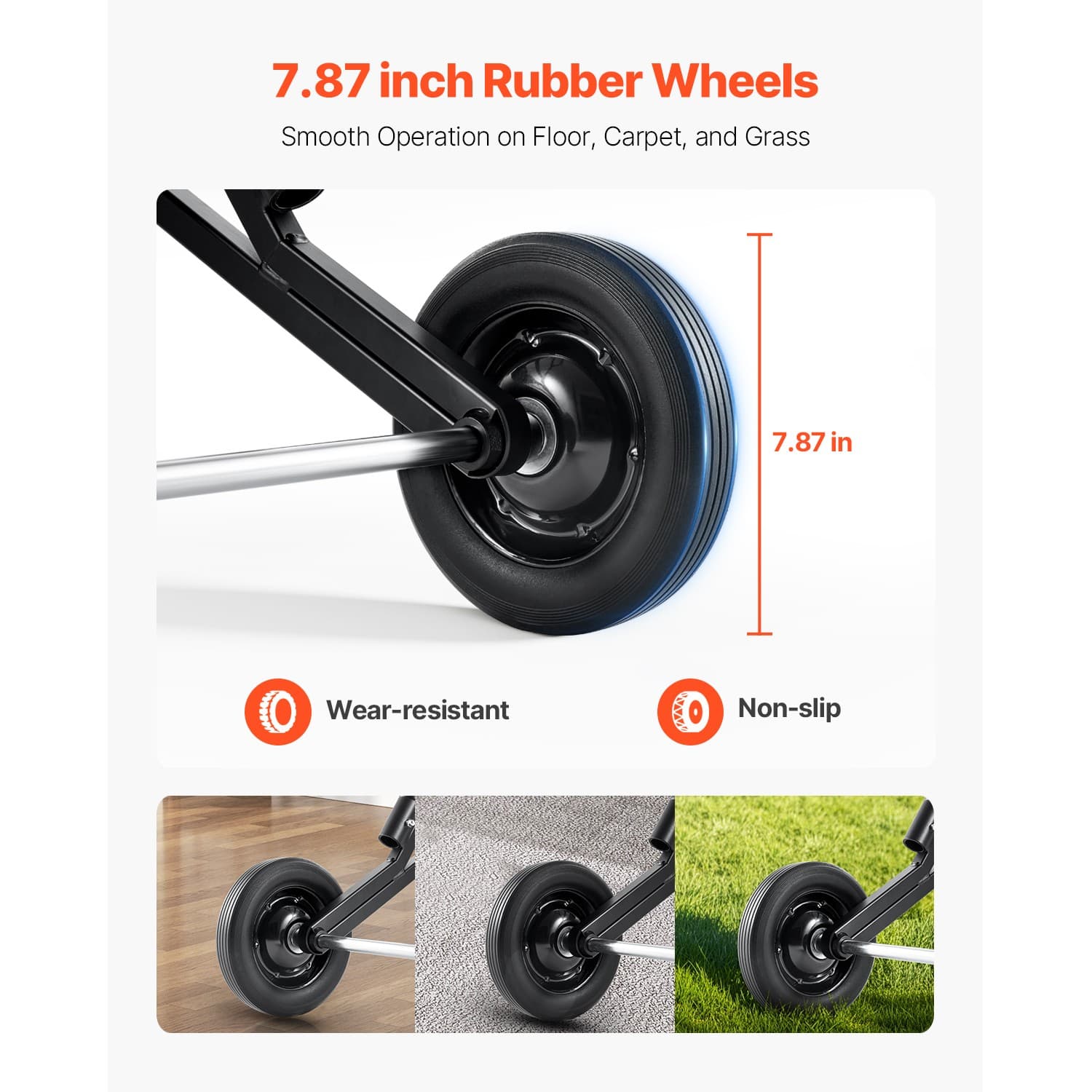 Folding Chair Rack Cart for 10 Chairs of 150 LBS Push-Style Chair Dolly 4