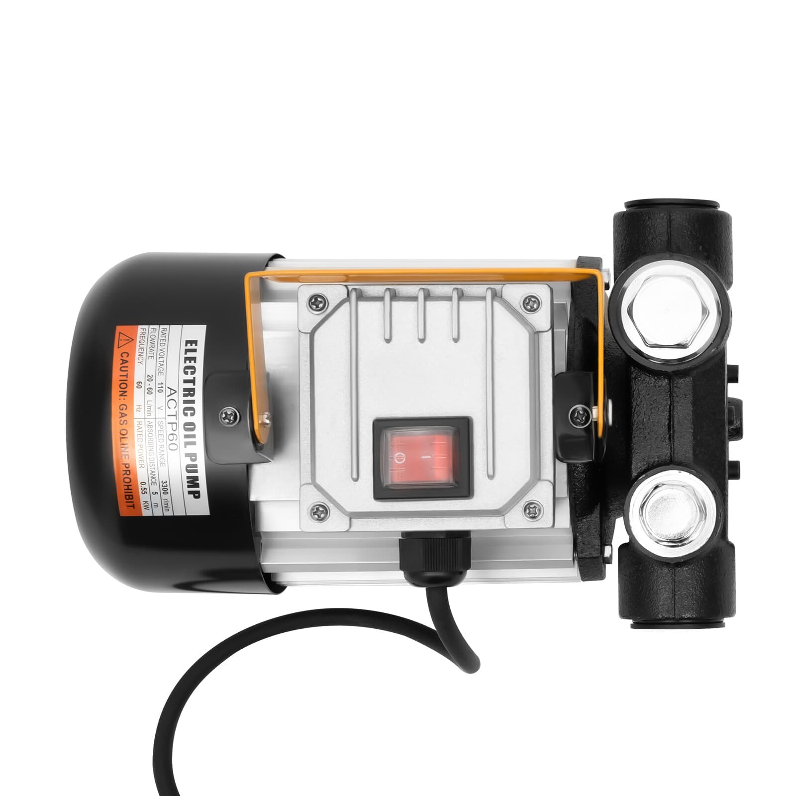 Self-priming Gear Electric Oil Transfer Pump For Fuel 60HZ 16 GPM AC 110V 6