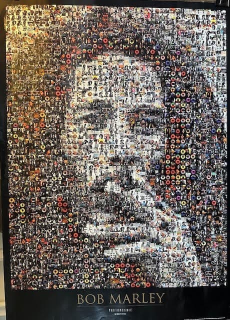 bob marley poster vintage
