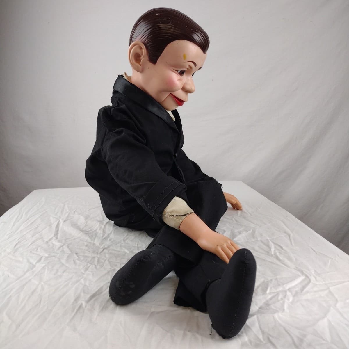 Juro Novelty Charlie McCarthy Ventriloquist Doll 30" 1977 Incomplete 4