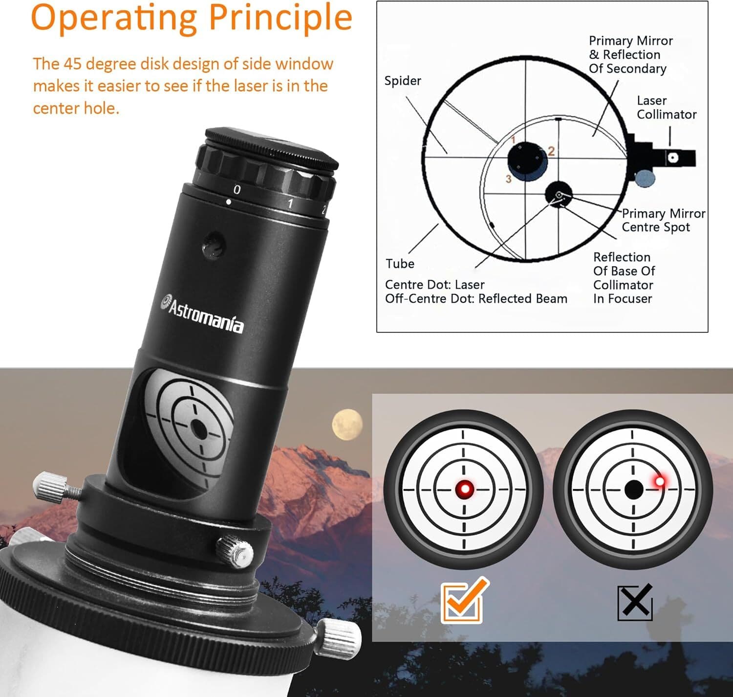 Alignment 1.25" Next Generation Laser Collimator for Newtonian Telescopes - w... 4