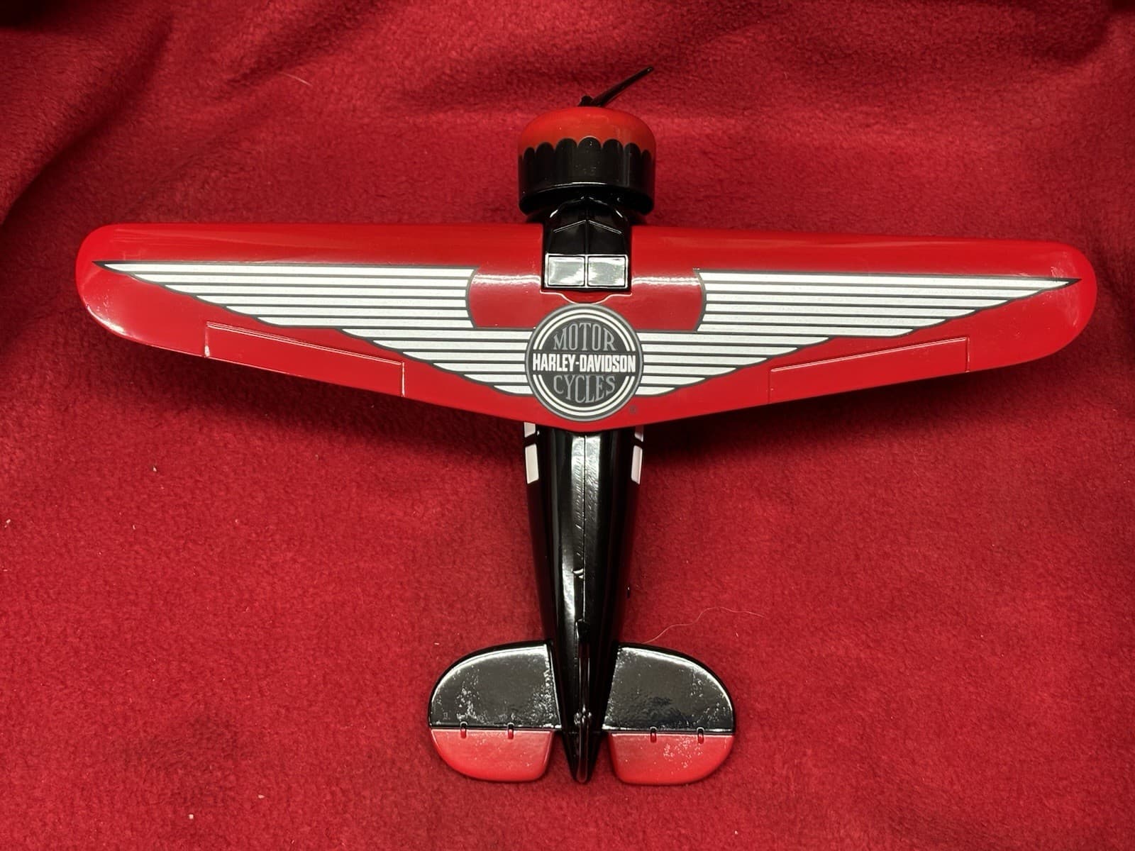 Harley Davidson Lockheed Vega 5B Highwing Airplane Coin Bank Diecast Model 3