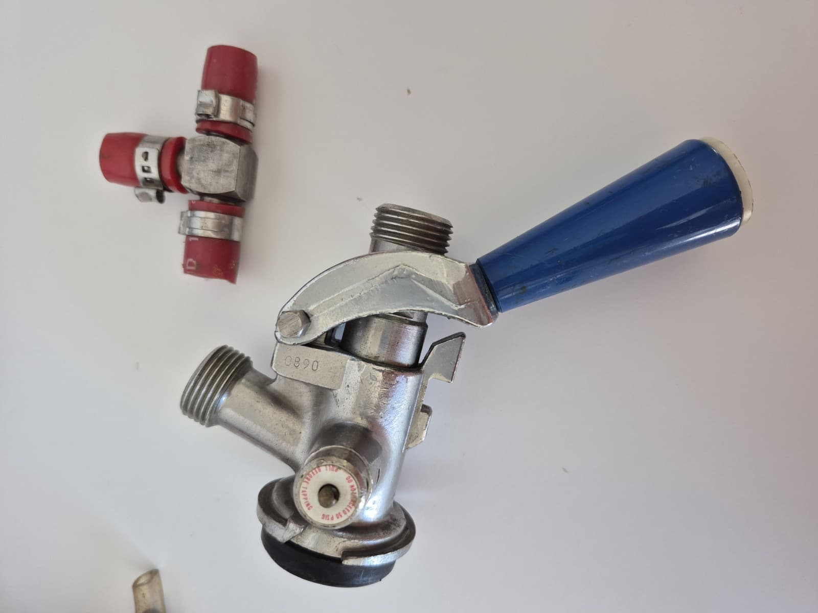 Taprite Keg Coupler Beer Coupler Keg Taps Ashcroft Gauge Parts Only Untested Lot 4