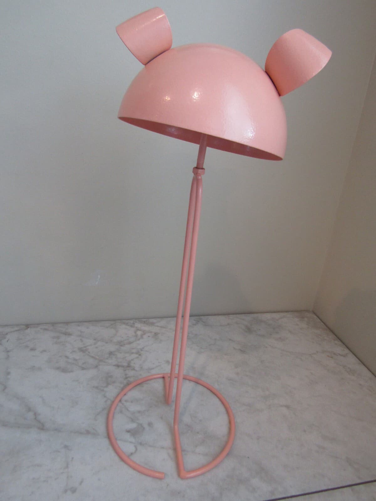 Piggy Paper Towel Holder Decorative Pink Removable Head 3