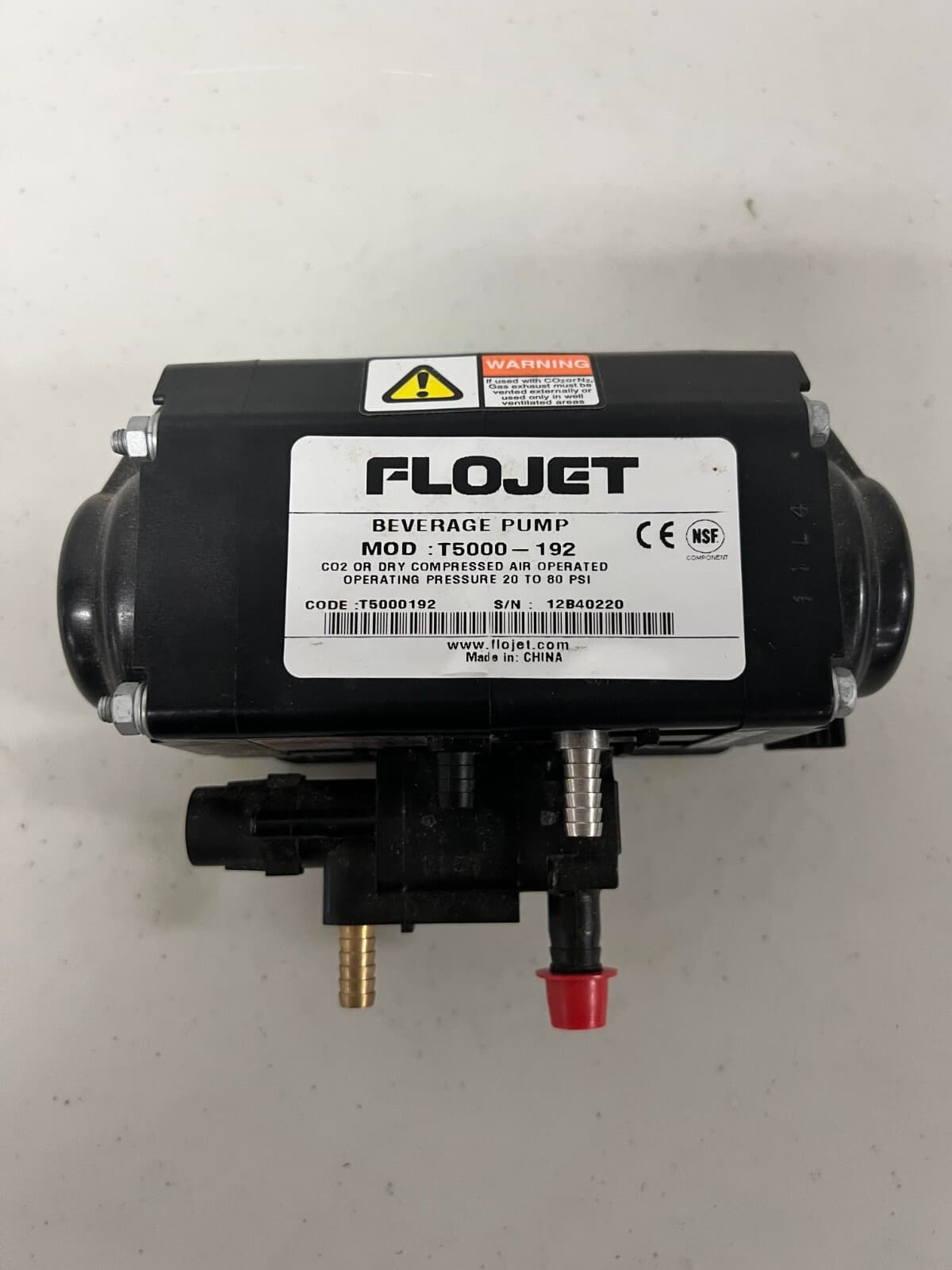 Lancer Flo-Jet T5000-192 CO2 Bib Pump