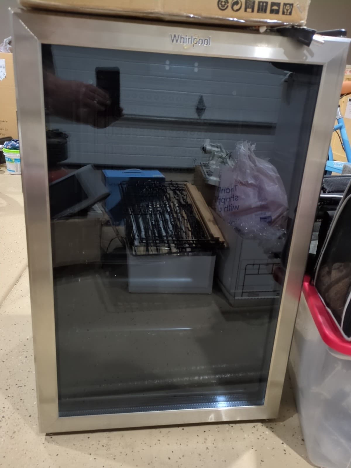 Whirlpool Wine Cooler Model MHW45S Stainless Steel 