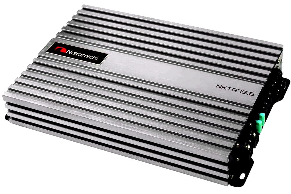 Nakamichi Nkta75.6 6-channel 1200 Watts Max Car Stereo Amplifier 100W x 6 Rms