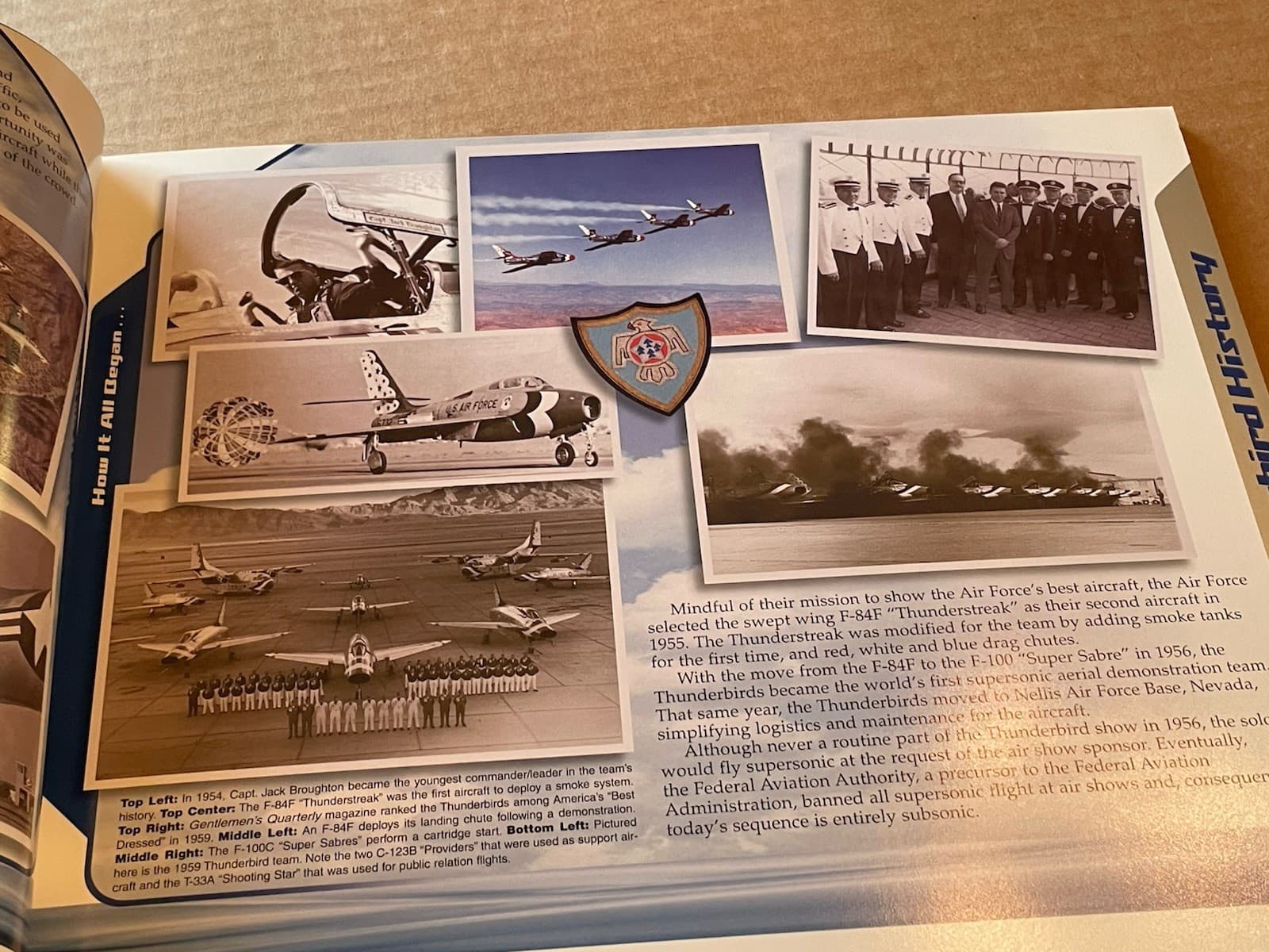 2002 USAF Thunderbirds Air Demonstration Team VIP Team Book Nellis AFB F-16 Jet 4