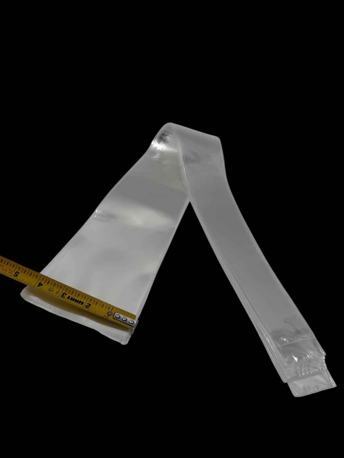 10X Clear Necktie Protectors | Plastic Tie Sleeves for Storage | Brand New 6