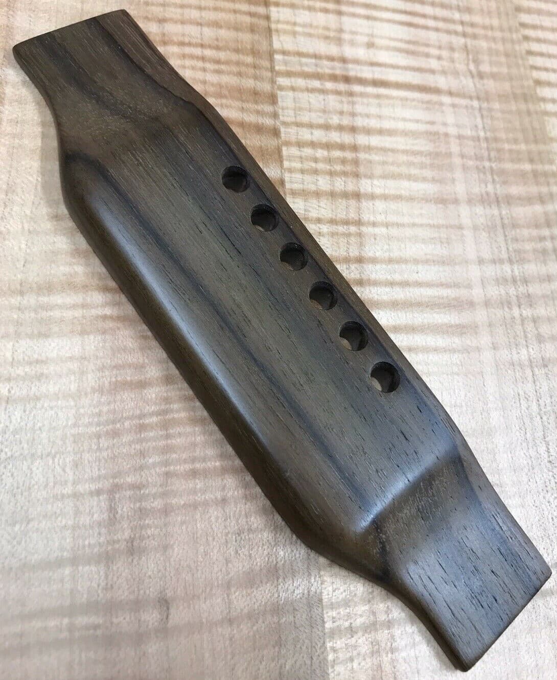 New Custom Replacement Guitar Bridge Gibson B25 LG Reverse Belly Polish Rosewood 3