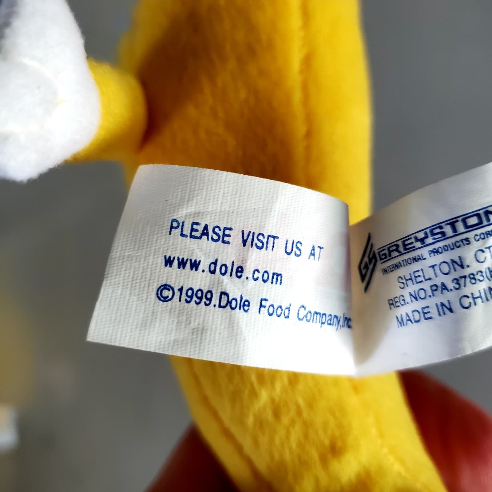 Vintage DOLE - Bobby Banana + Pono Papaya - Advertising Plush Doll Toy Small 6