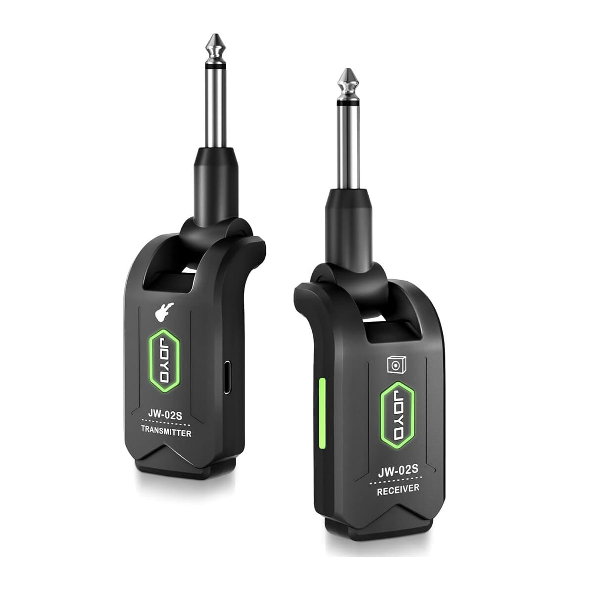 JOYO 5.8GHz Wireless Guitar System Transmitter Receiver 4 Channels Rechargeable