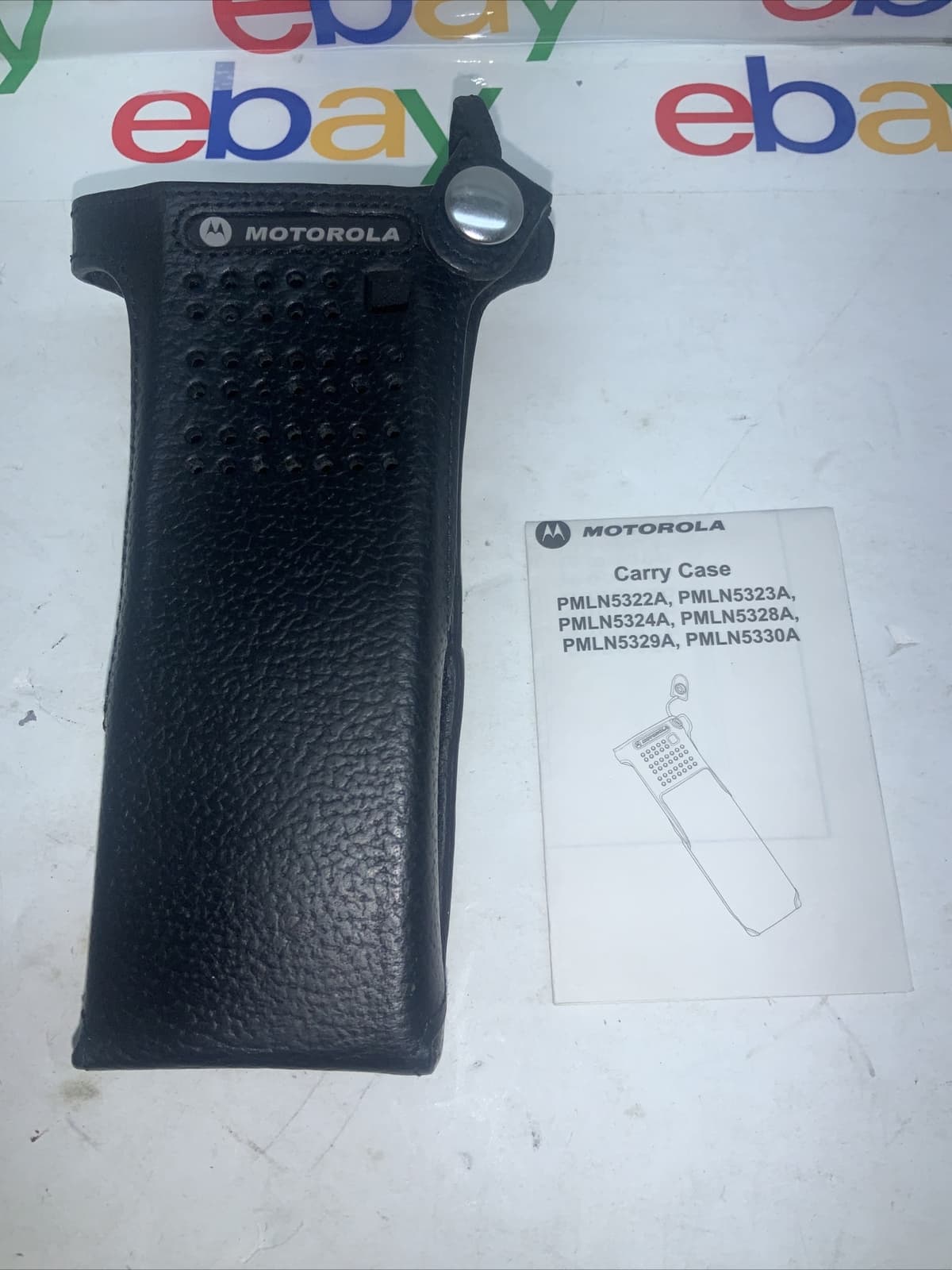 Motorola 3'' Fixed Belt Loop Leather Case APX7000 PMLN5323A PMLN5323B,PMLN5323C 4