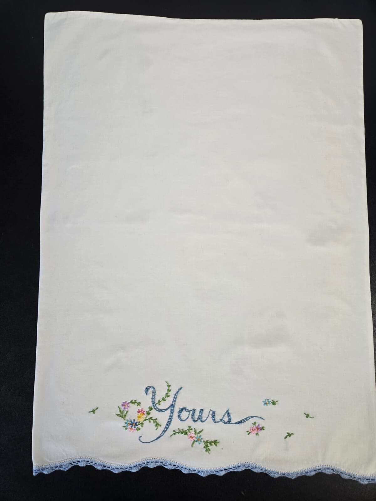 Something Blue Bridal Keepsake Bundle Purse, Gloves, Garter, Hanky & Pillow Case 4