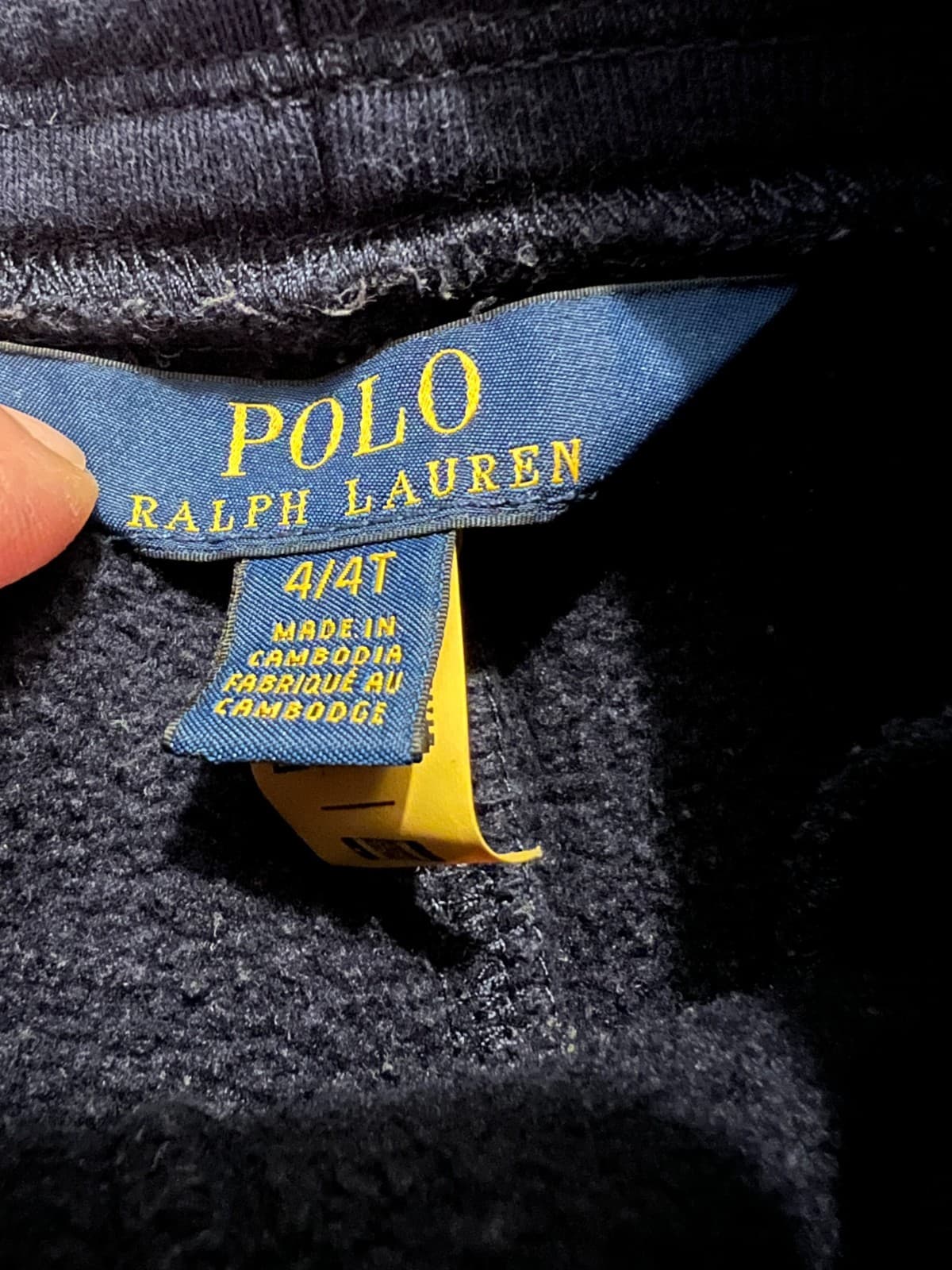 Polo Ralph Lauren Blue Cotton Sweatpants Boys Size (4T) Toddler 6