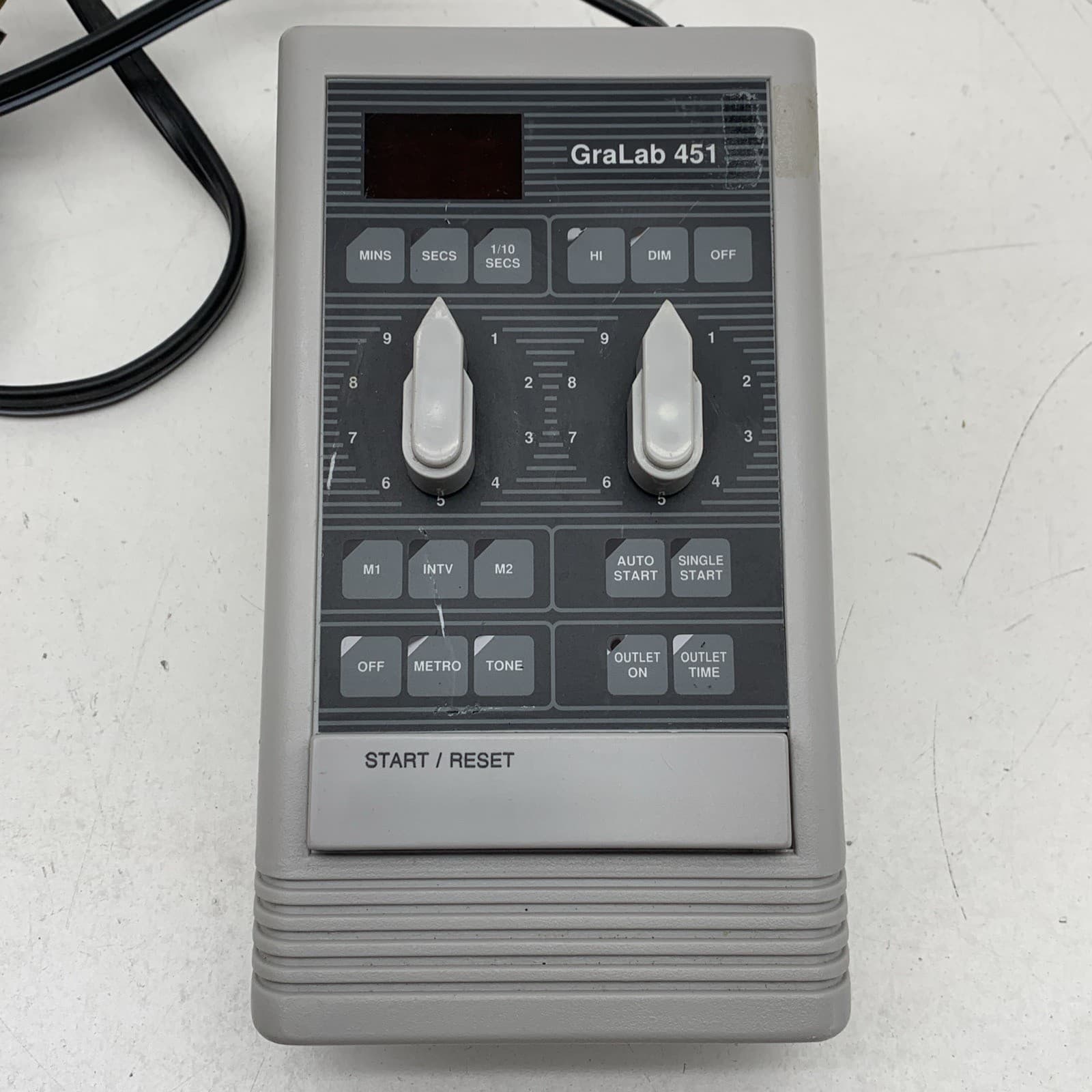 Gralab 451 Lab Darkroom Programmable Digital Timer 99-Minute, 1/10 Second 120V 2