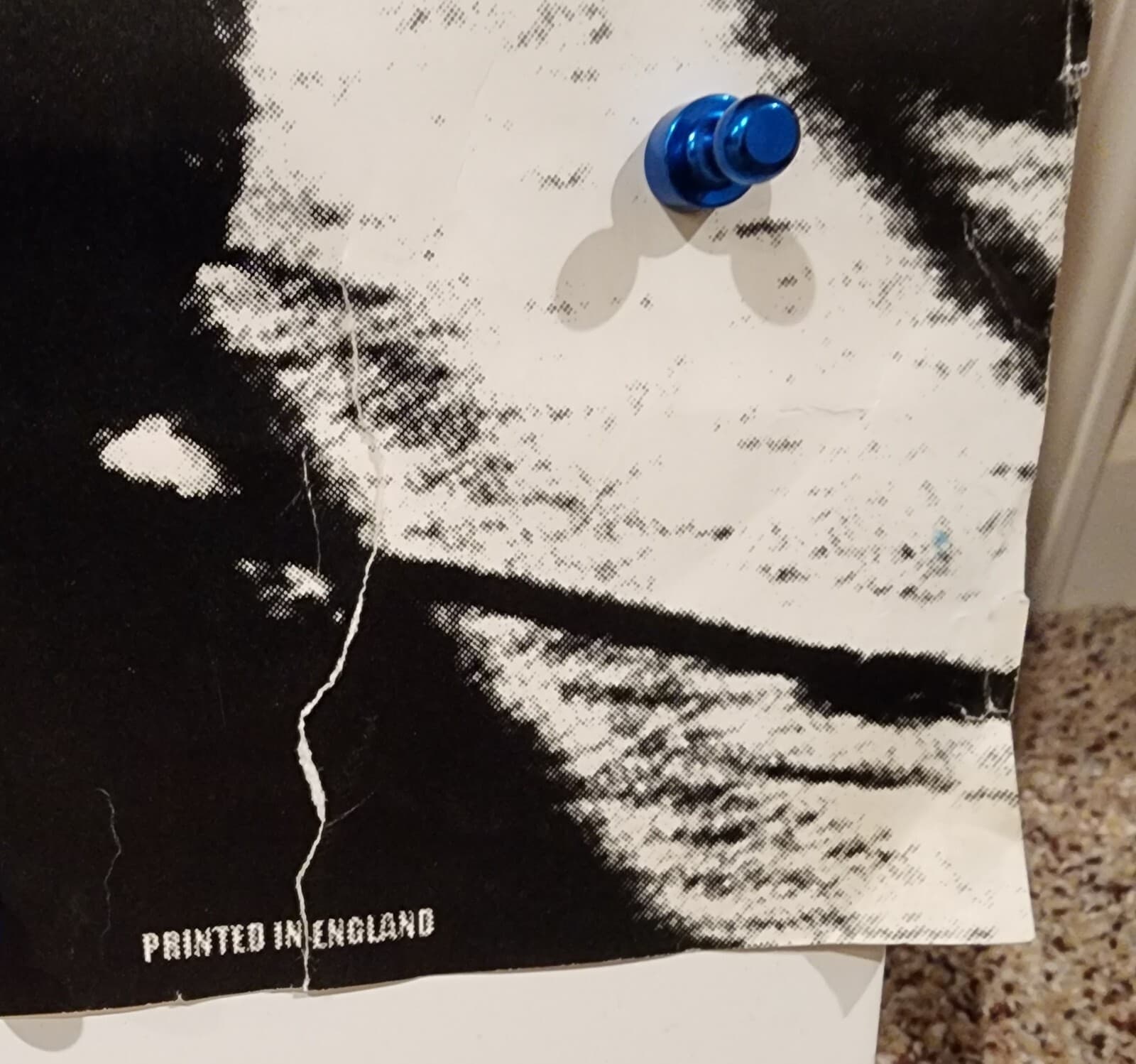 Rare Vtg HUGE Nine Inch Nails 39"x54" Trent Reznor Record Store Promo Poster NIN 5