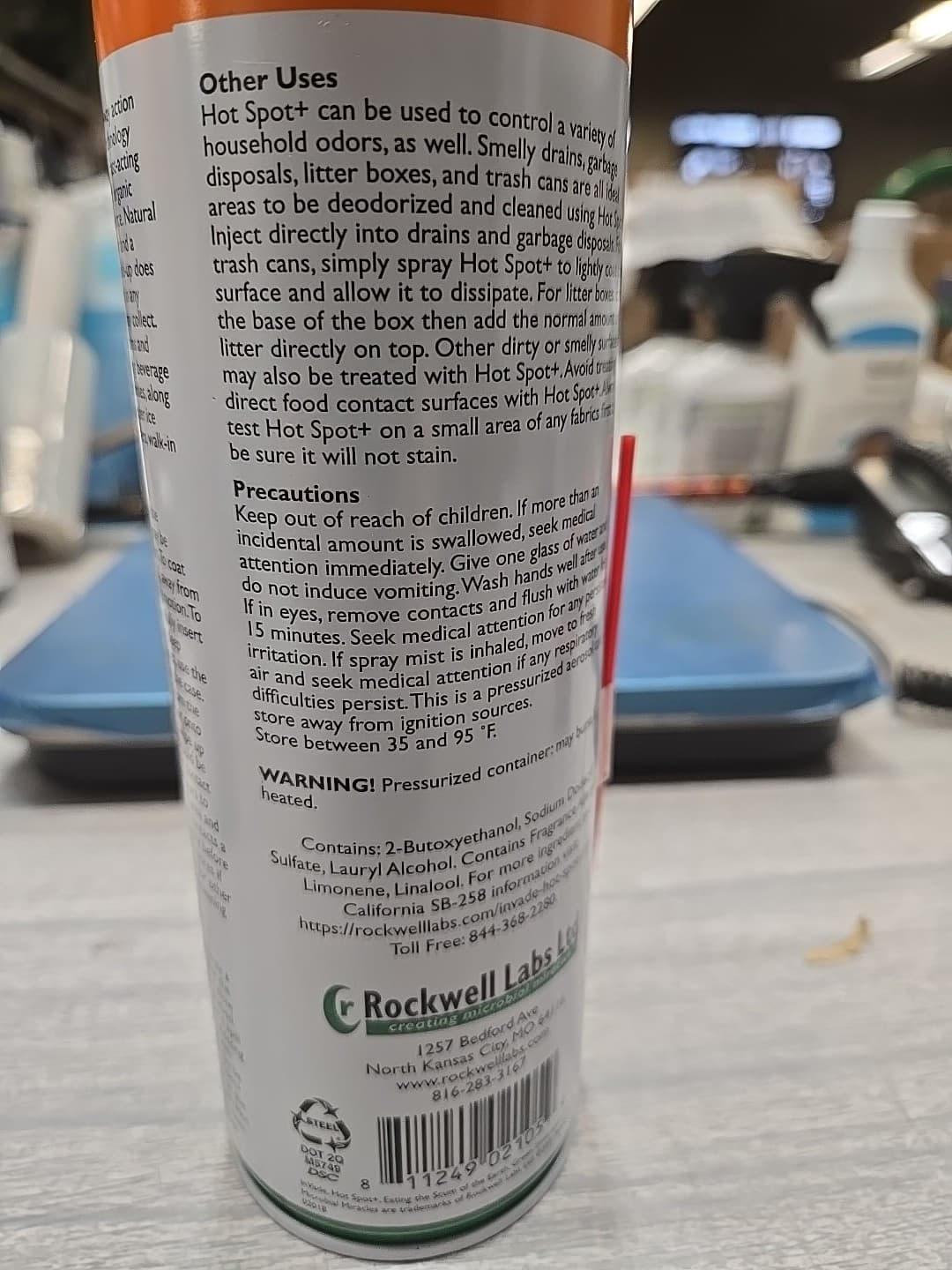 Invade Hot Spot Plus Foam 19oz- Odor & Scum Remover 5