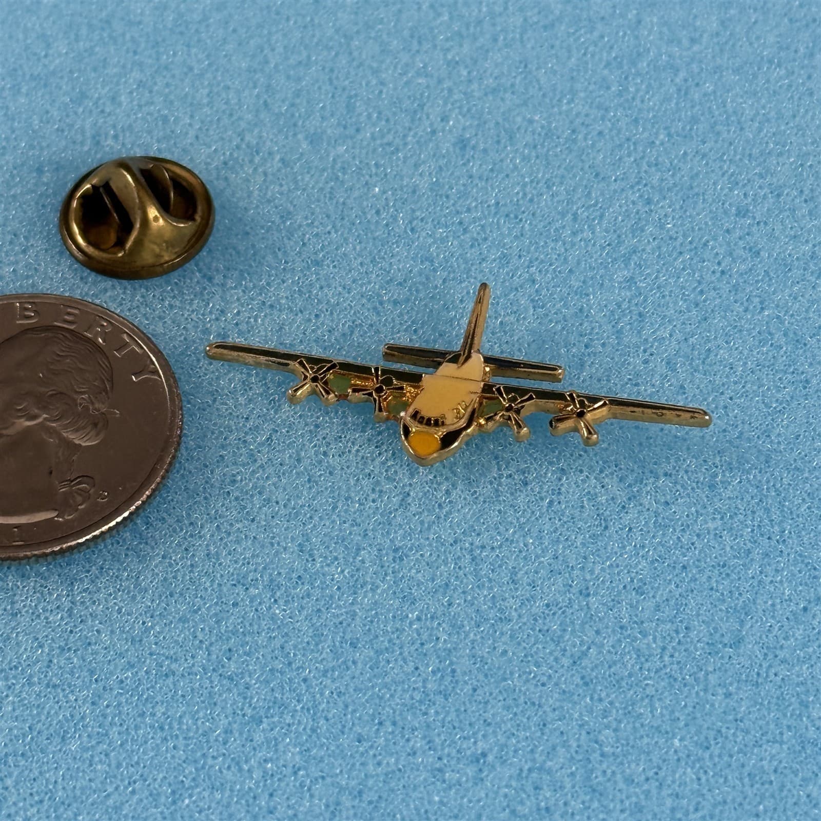 USN Navy Blue Angels C-130 Super Hercules Fat Albert Plane Pin Pinback #59562 2