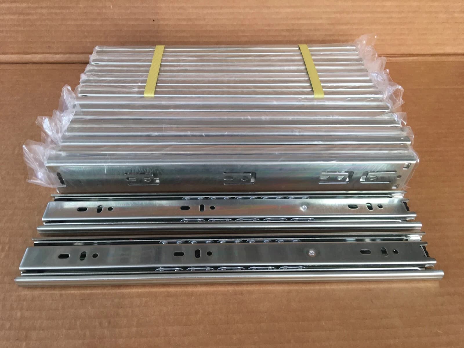 10 pairs (20 pcs) 18" full extension heavy duty ball bearing drawer slide 100 lb