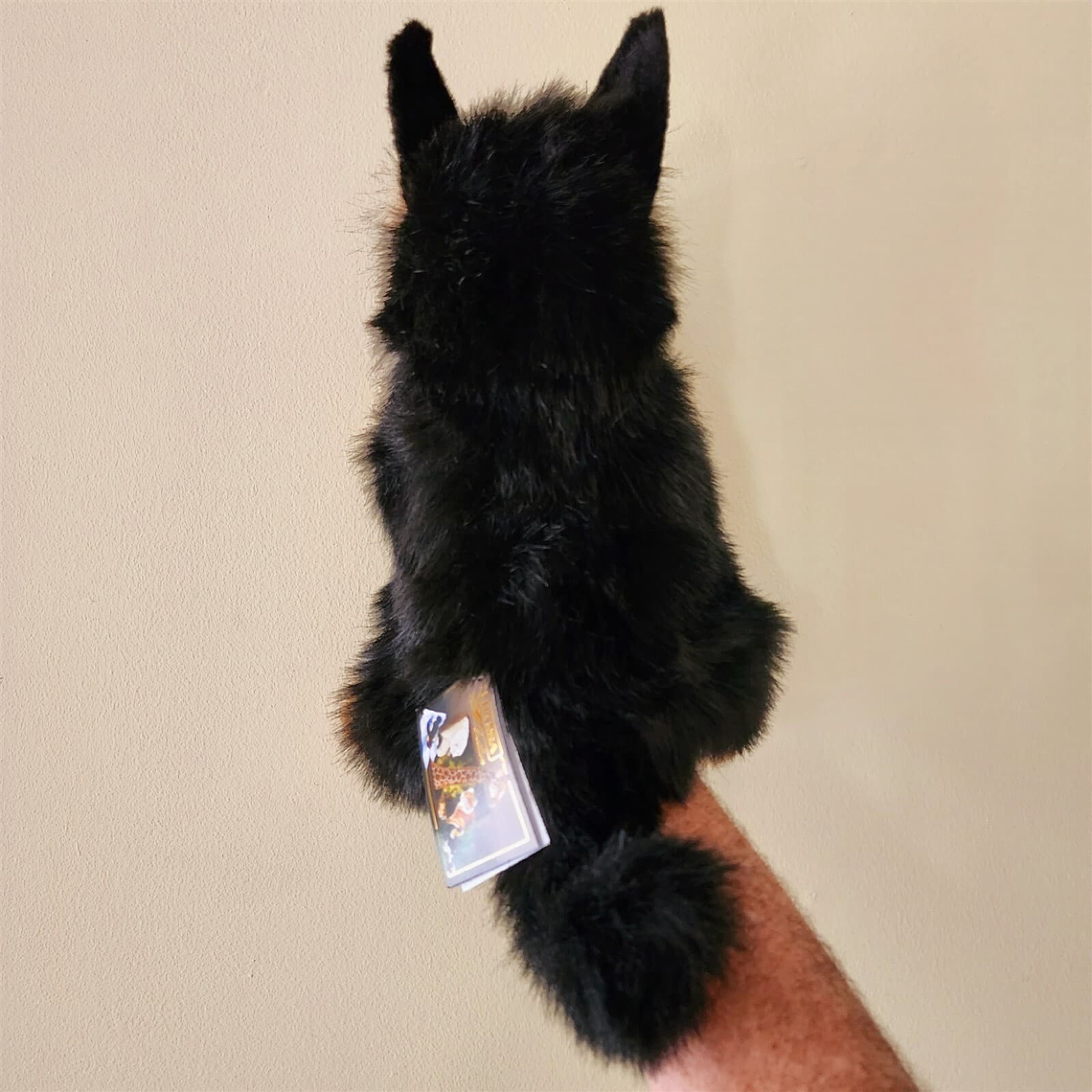 German Shepherd Dog Puppet by Hansa True to Life Look Plush Animal Learning Toy 3