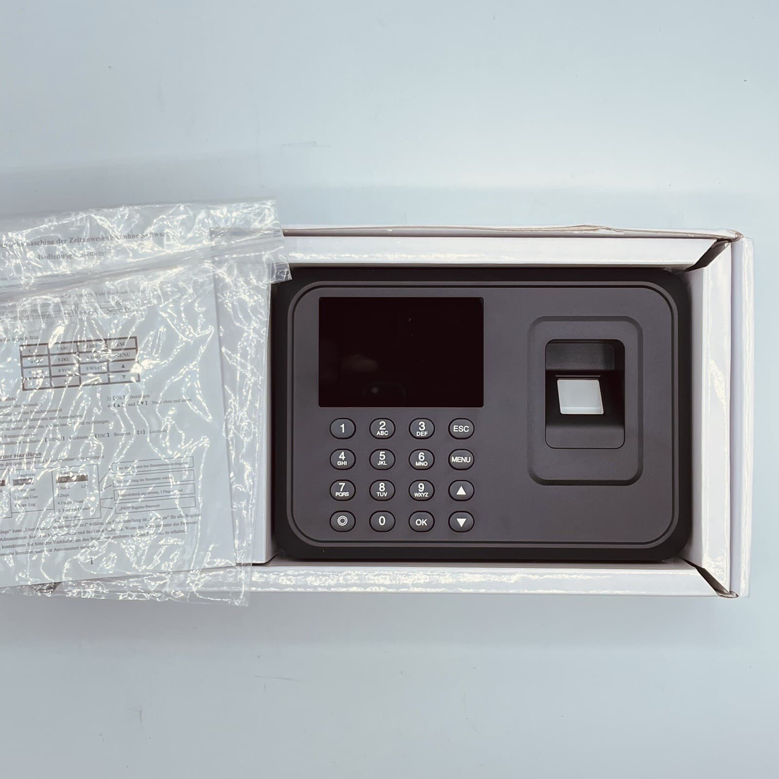 Intelligent Biometric Fingerprint Password Employee Attendance Machine New 2