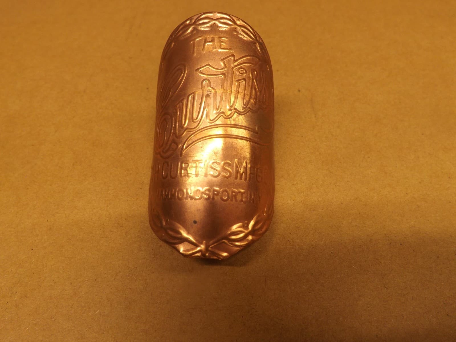 CURTISS MOTORCYCLE OLD REPROUDCTION  HEADSTOCK BADGE 4