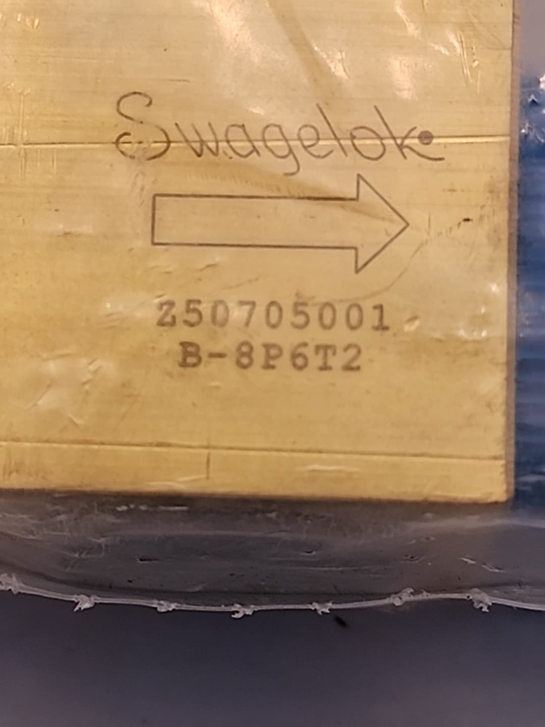  Swagelok B-8P6T2 Manual Brass Plug Valve 1/2''mpt 2