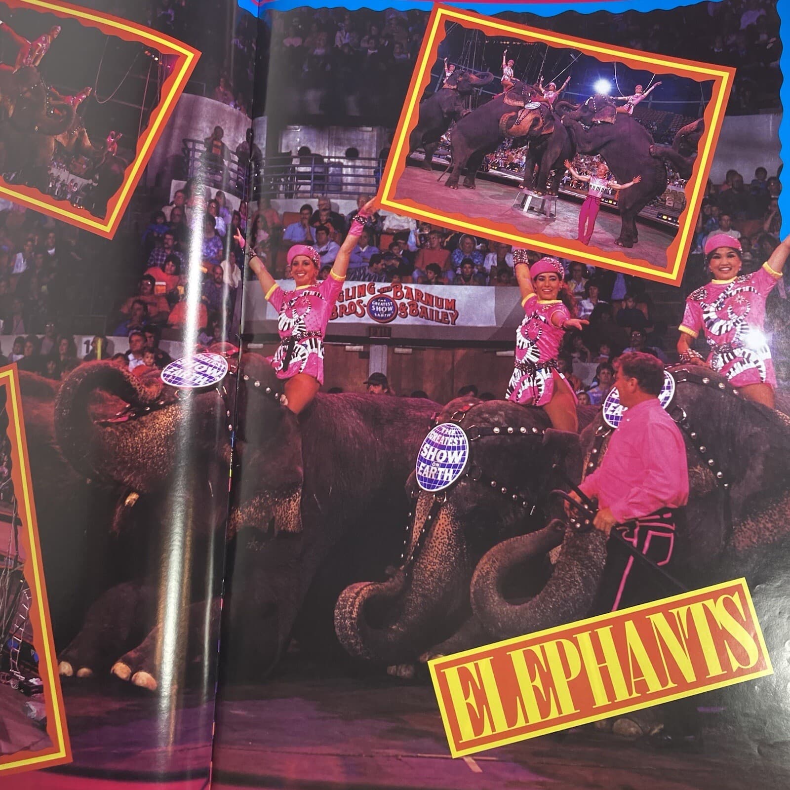Ringling Bros Barnum Bailey Circus Magazine Clowns Acrobats 122nd Edition 1990s 6