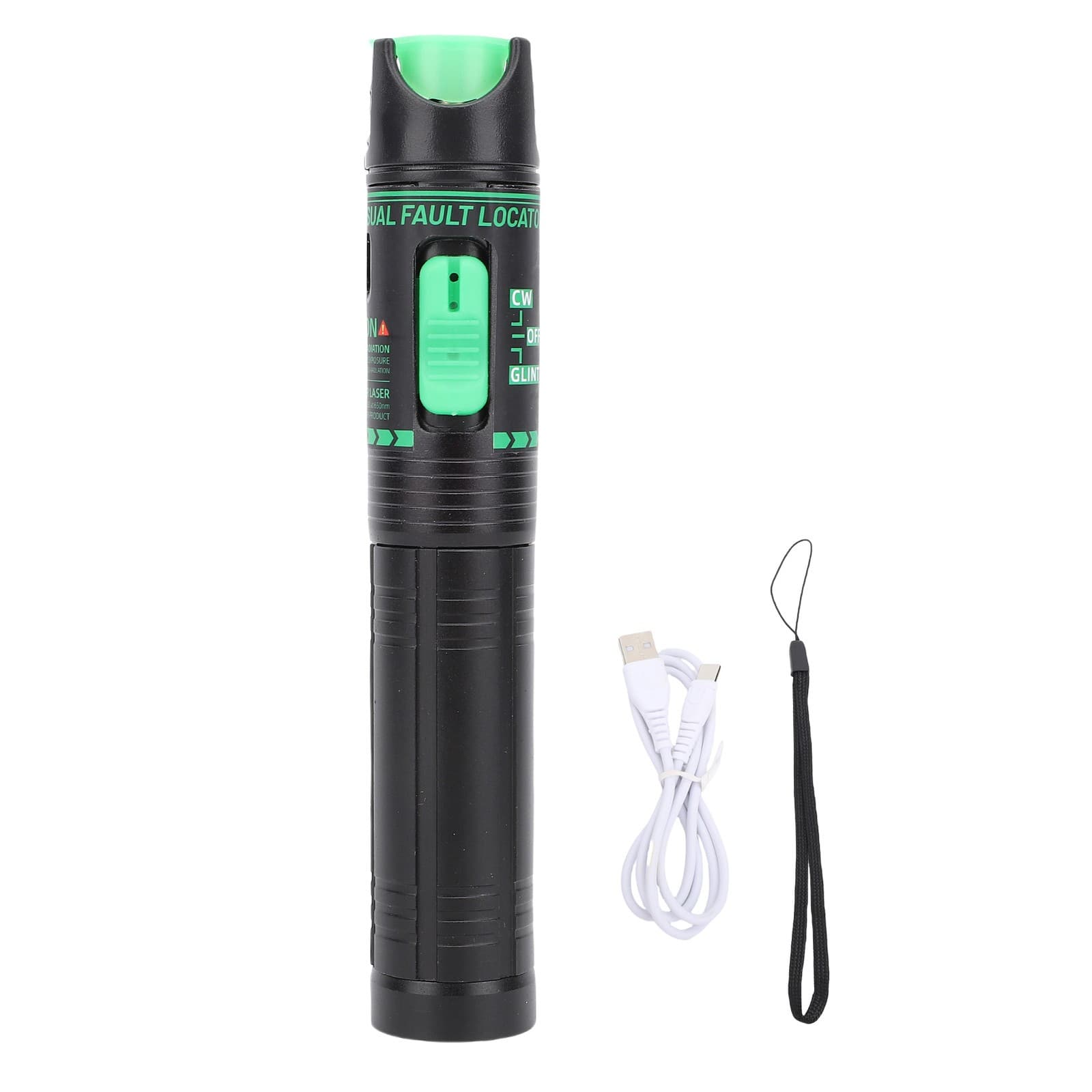 Visual Fault Locator Pen 30KM VFL Non Touch Portable Fiber Optic Cable Tester 3