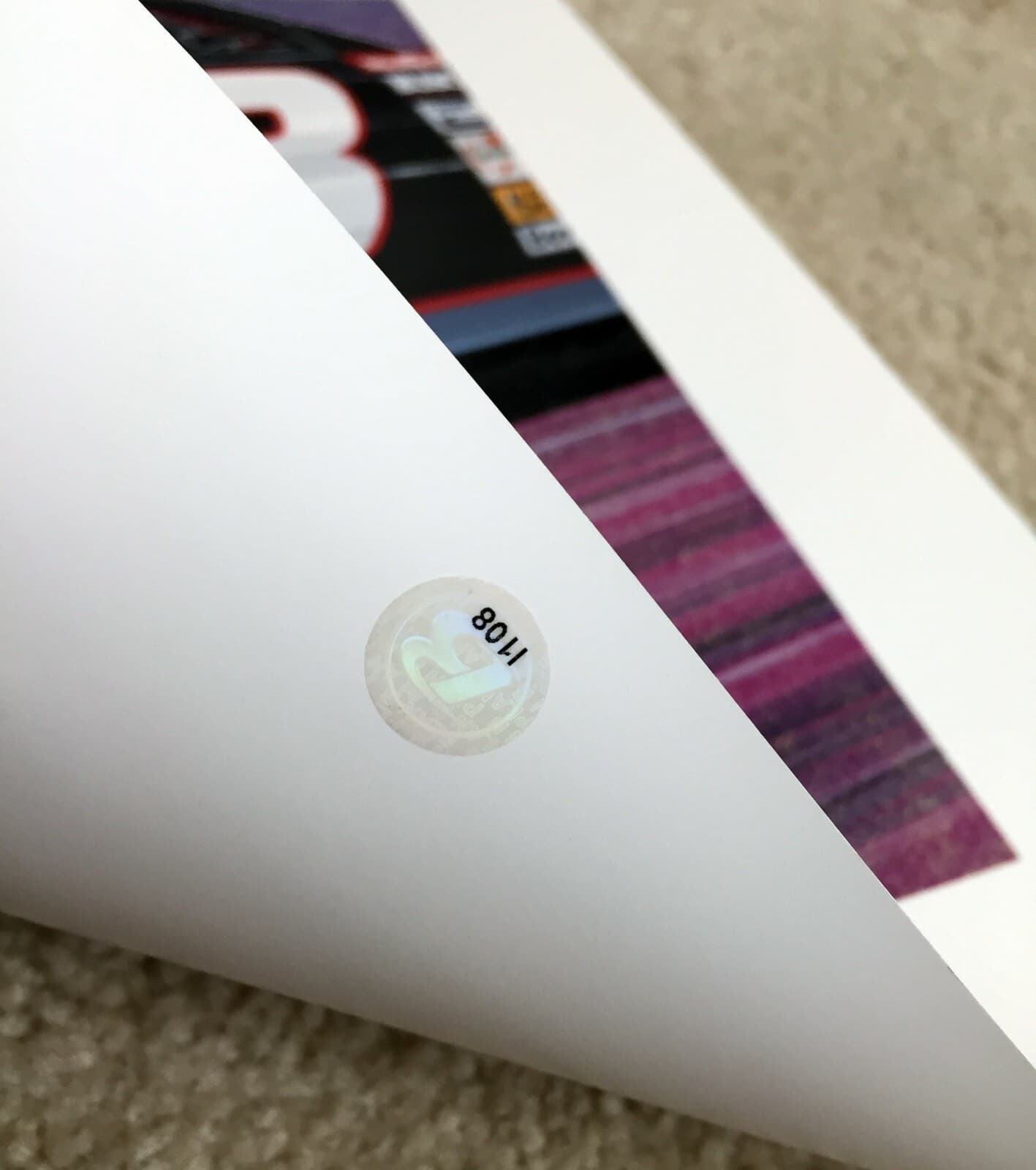 DALE EARNHARDT SR Signed Autographed 16.5x31 Sam Bass Lithograph, Poster, JSA 5