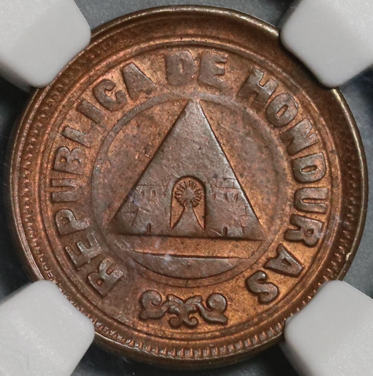 1907 NGC MS 63 Honduras 1 Centavo Large UN Coin (20100401C) 5