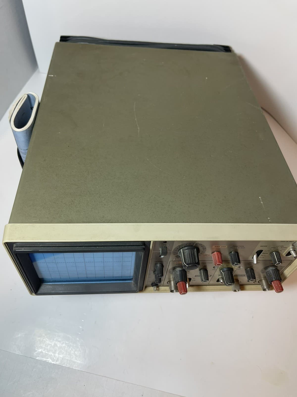 Hitachi Oscilloscope V-212 20mhz Power Tested with Manual 3
