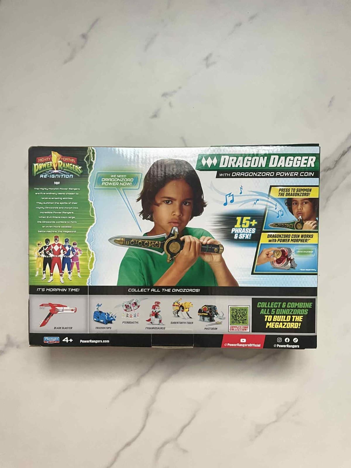 Mighty Morphin Power Rangers re-ignition Dragon Dagger New 2025 Reignition 2